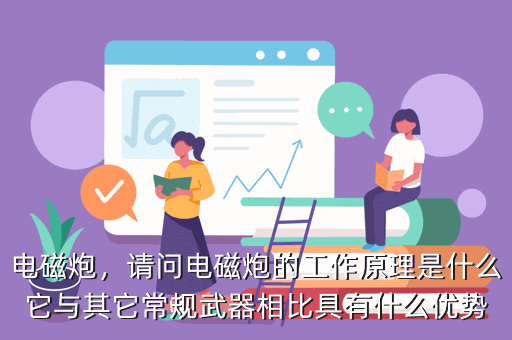 电磁炮,请问电磁炮的工作原理是什么它与其它常规武器相比具有什么优势