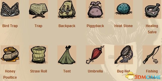 《饥荒 》图文全攻略 剧情人物装备食物生物