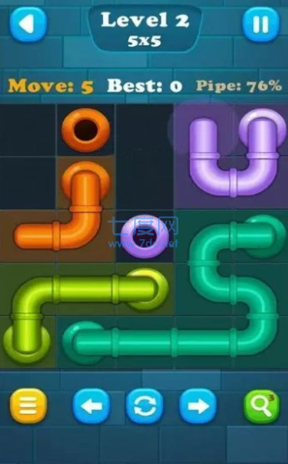 接水管小游戏下载_水管连接挑战 休闲闯关游戏 卡通水管游戏